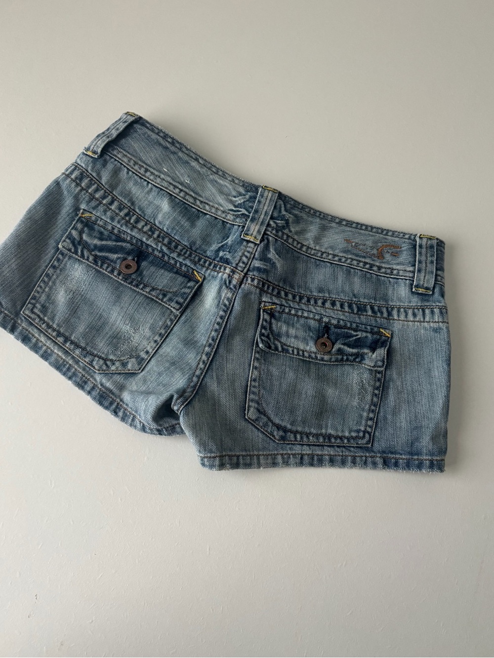 Y2K American Eagle Mini Denim Shorts